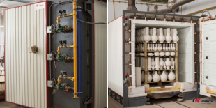H 5 anos instalvamos o novo sistema de controlo dinmico de ar e gs para fornos intermitentes.